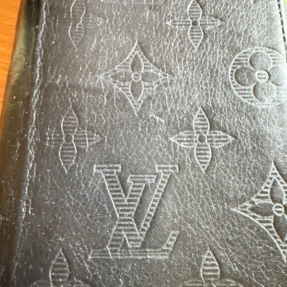 $1695 Authentic LOUIS VUITTON Made in SPAIN CA4270 Black Zip Around Long Wallet - Picture 10 of 12